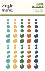 Simple Stories -  Rustic Legend Enamel Dots
