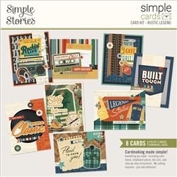 Simple Stories -  Rustic Legend Card Card Kit