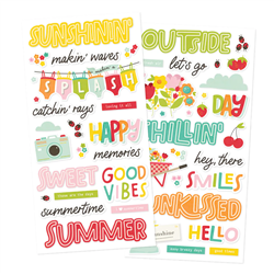 Simple Stories -  Sweet Summertime Foam Stickers