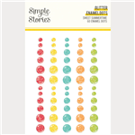 Simple Stories -  Sweet Summertime Glitter Enamel Dots