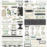 Simple Stories -  Simple Vintage Timeless Harmony Basics Cardstock Stickers 12X12