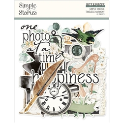 Simple Stories -  Simple Vintage Timeless Harmony Bits & Pieces Die Cuts