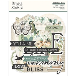 Simple Stories -  Simple Vintage Timeless Harmony Journal Bits & Pieces Die Cuts