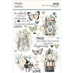 Simple Stories -  Simple Vintage Timeless Harmony Rub-Ons 2/Sheets