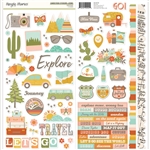 Simple Stories -  Open Road Icon Cardstock Stickers 12X12