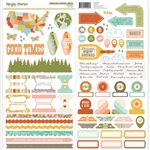 Simple Stories -  Open Road Basics Cardstock Stickers 12X12