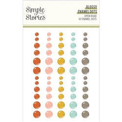 Simple Stories -  Open Road Enamel Dots