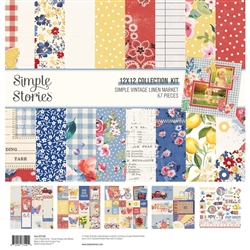 Simple Stories - Simple Vintage Linen Market 12X12 Collection Pack