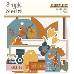 Simple Stories - Acorn Lane Bits & Pieces Die-Cuts 37/Pkg Journal