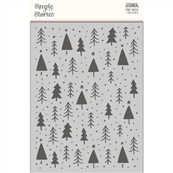Simple Stories - Boho Christmas Stencil 6X8