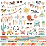 Simple Stories - Boho Sunshine Cardstock Stickers 12X12