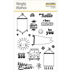 Simple Stories - Boho Sunshine Stamp Set