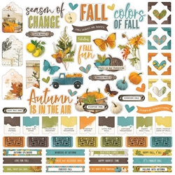Simple Stories - Simple Vintage Country Harvest Cardstock Combo Stickers 12X12