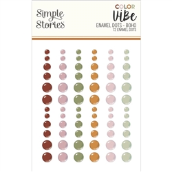 Simple Stories - Color Vibe Boho Enamel Dots