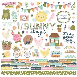 Simple Stories - Fresh Air 12X12 Sticker Sheet
