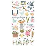Simple Stories - Fresh Air 6X12 Chipboard Stickers