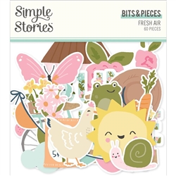 Simple Stories - Fresh Air Bits & Pieces Die-Cuts 60/Pkg