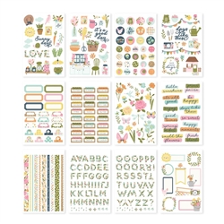 Simple Stories - Fresh Air Sticker Book 12/Sheets