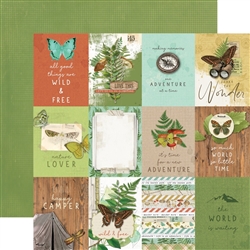 Simple Stories - Simple Vintage Great Escape Double-Sided Cardstock 3X4 Elements