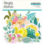 Simple Stories - Just Beachy Bits & Pieces Die-Cuts Floral 39/Pkg