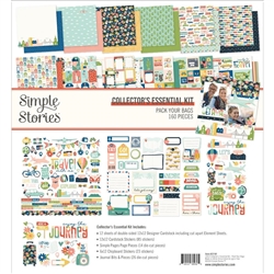 Simple Stories - Pack Your Bags Collector's Essential Kit 12X12