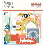 Simple Stories - Pack Your Bags Bits & Pieces Die-Cuts Journal 26/Pkg