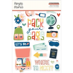 Simple Stories - Pack Your Bags Sticker Book 12/Sheets