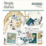 Simple Stories - Remember Bits & Pieces Die-Cuts 60/Pkg