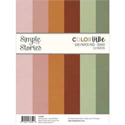 Simple Stories - Color Vibe Boho 6X8 Paper Pad