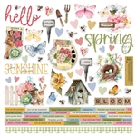 Simple Stories - Simple Vintage Spring Garden 12X12 Sticker Sheet