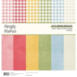 Simple Stories - Simple Vintage Spring Garden 12X12 Basics Kit