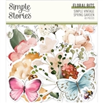Simple Stories - Simple Vintage Spring Garden Floral Bits and Pieces
