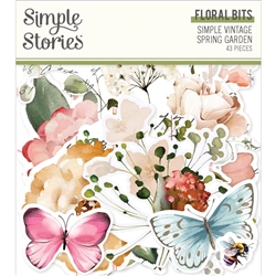 Simple Stories - Simple Vintage Spring Garden Floral Bits and Pieces