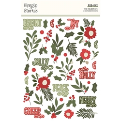 Simple Stories - Simple Vintage Essentials Rub-Ons 2/Sheets 6X8 The Holiday Life