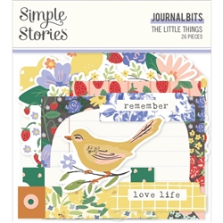 Simple Stories - The Little Things Bits & Pieces Die-Cuts  Journal 26/Pkg