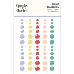 Simple Stories - The Little Things Enamel Dots Glossy