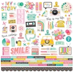 Simple Stories - True Colors 12X12 Sticker Sheet
