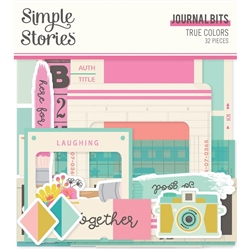 Simple Stories - True Colors Bits & Pieces Die-Cuts 32/Pkg Journal
