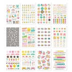 Simple Stories - True Colors Sticker Book 12/Sheets