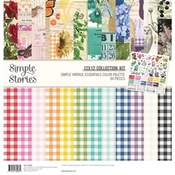 Simple Stories - Simple Vintage Essentials Color Palette 12X12 Collection Pack