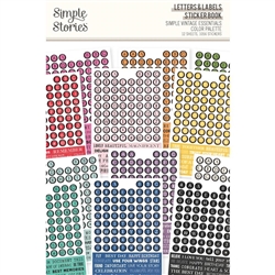 Simple Stories - Simple Vintage Essentials Color Palette Sticker Book Letter and Labels