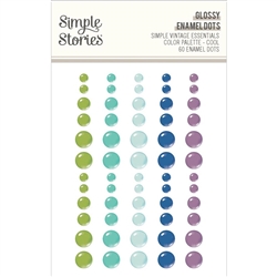 Simple Stories - Simple Vintage Essentials Color Palette Enamel Dots