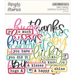 Simple Stories - Simple Vintage Essentials Color Palette Sentiment Bits