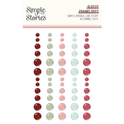 Simple Stories - Simple Vintage Love Story Enamel dots