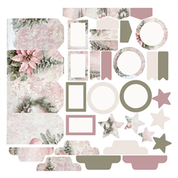Simply Stated Design - Pink Christmas Dream Essentials Ephemera