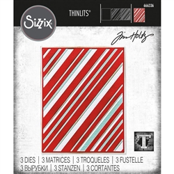 Sizzix Tim Holtz - Thinlits Dies Layered Stripes