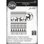 Sizzix Tim Holtz - Multi Level Embossing Folder Holiday Knit