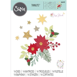 Sizzix - Thinlits Dies by Jess Slack: Festive Foliage