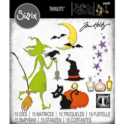 Sizzix Tim Holtz - Vault Wicked Thinlits Die Set