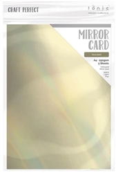 Tonic - Mirror Cardstock 8.5X11 Irridescent Inca Gold (5 sheets)